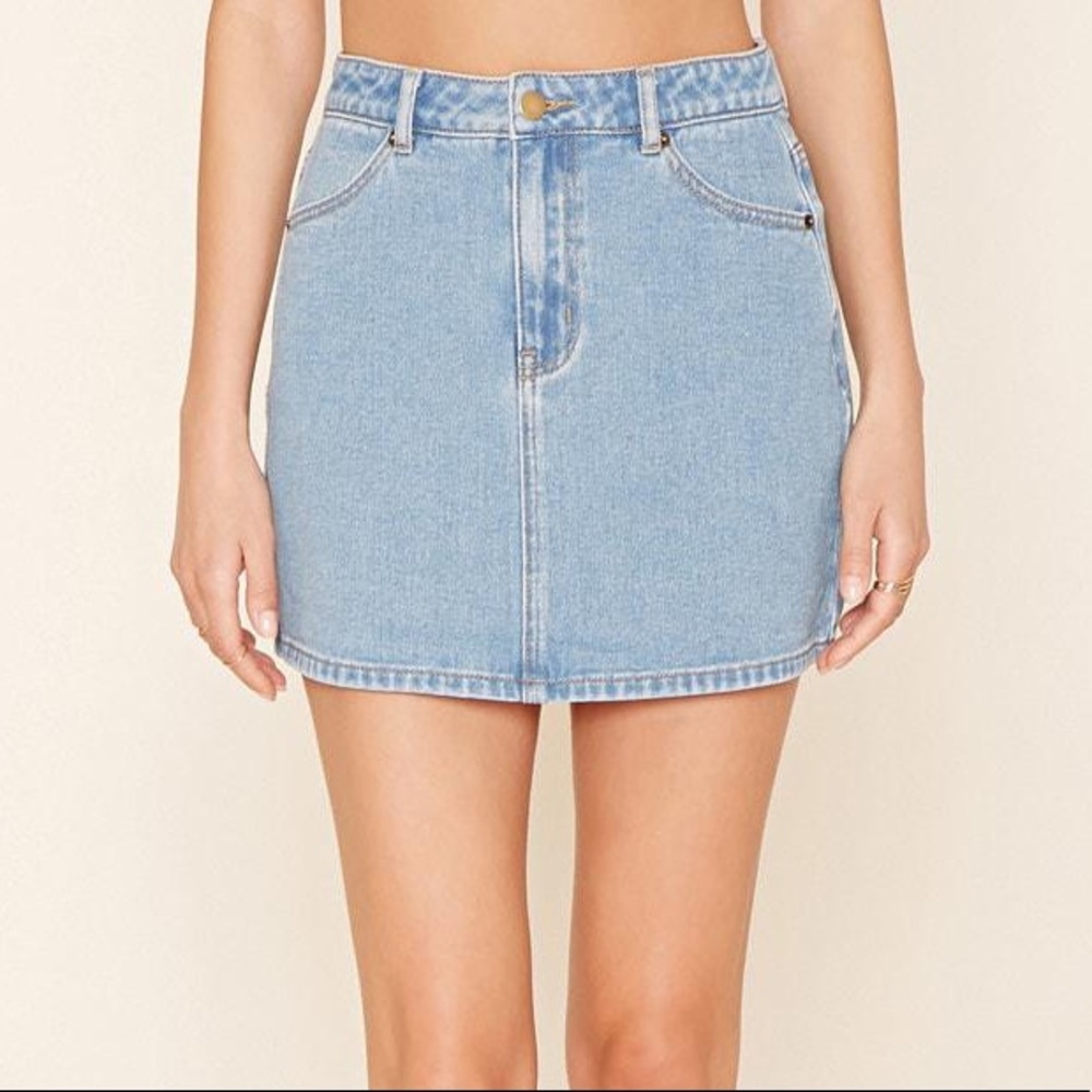 Forever 21 Denim Jean Skirt